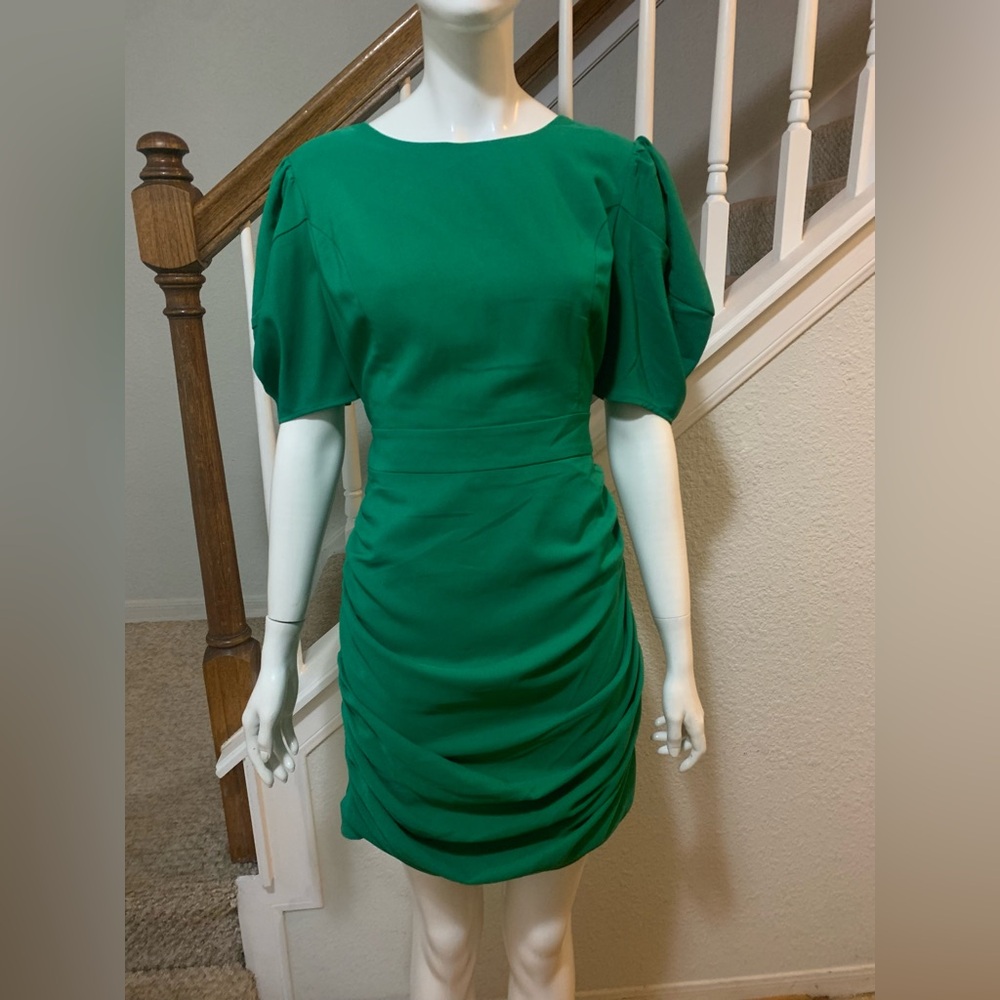Sugarlips Boohoo Vibrant Green Mini Dress Size Large